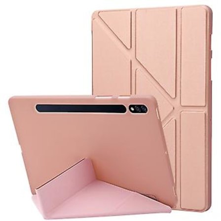 Läderfodral för surfplatta Samsung Galaxy Tab S9+ (Roséguld)