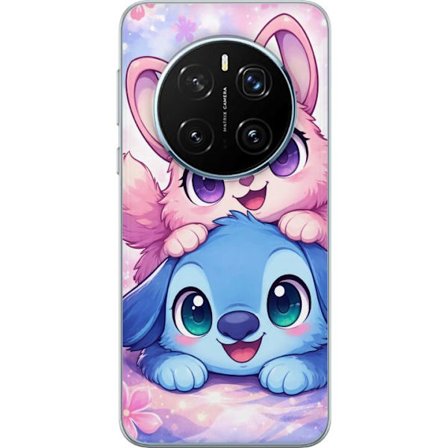Kompatibel Mobilcover til Honor Honor Magic7 Pro Sød kawaii illustration med pink og blå fantasidyr, store øjne og bløde farver perfekt til børne