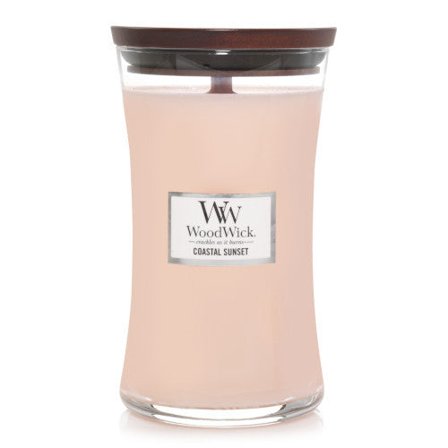 Woodwick Hourglass Candles Coastal Sunset 610gr - Candela Profumata