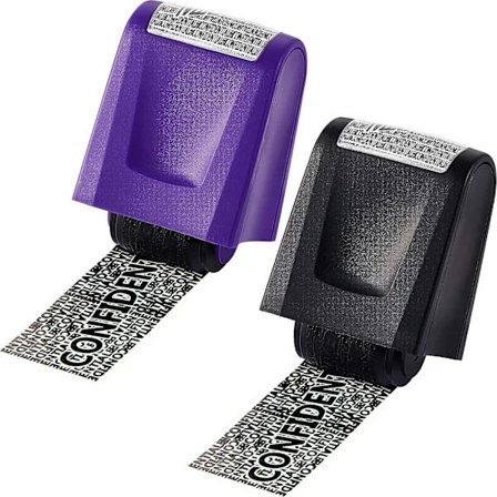 NA/2 kpl Identiteettileimasimia varkaudenestoon, rullaava ID-suoja, A