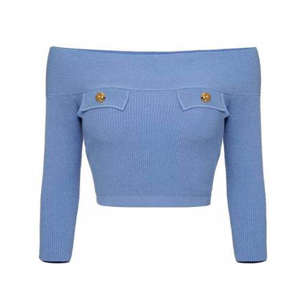 Elisabetta Franchi Top Blå, Dame