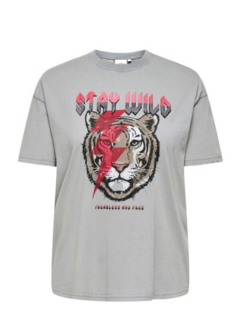 ONLY Carmakoma | Cartico Life Ss Relaxed O-Neck Tee Jrs | 50-52