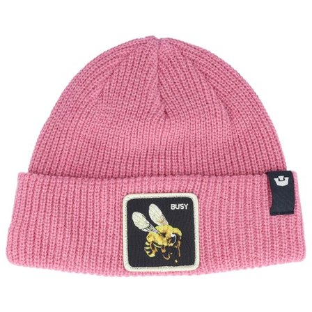 Goorin - Rosa cuff Beanie - The Busy Beanie Knit Pink Cuff @ Hatstore