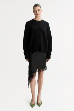 Soft Goat - Boyfriend crewneck - L - Black