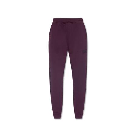 Helmut Lang Sweatpants with logo Lilla, Herre