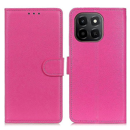 Kompatibel med Honor X6c 4G Wallet Case PU Læder Telefon Cover Litchi Tekstur-lingling}