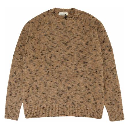 Laneus, Round-neck Knitwear Bruin, Heren, Maat:L