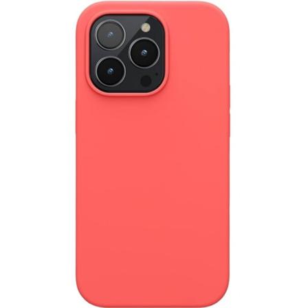 Magsafe silikonikotelo Iphone 14 Plus -puhelimelle, Coral Orange