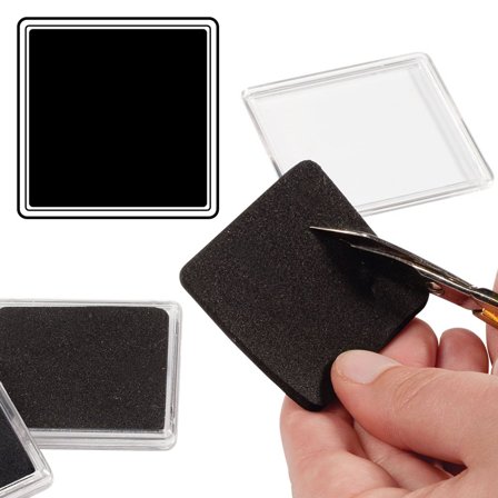 Leuchtturm QUADRUM firkantede møntkapsler uden udstansning - 10 stk.