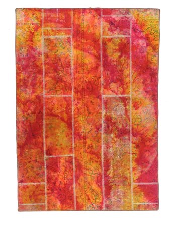 Vintage Liten Patchwork Matta 150X209 Ull