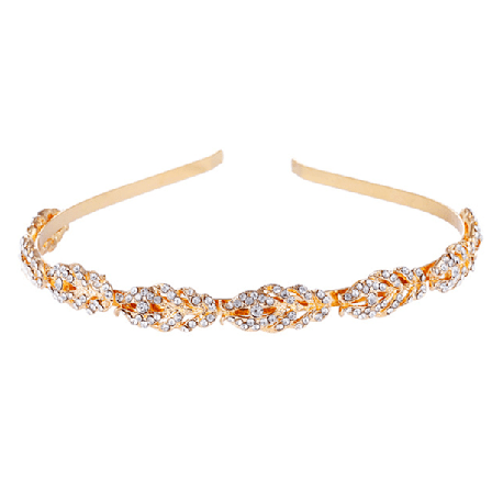 Full Diamant Legering Tiara Jul Tiara-Guld