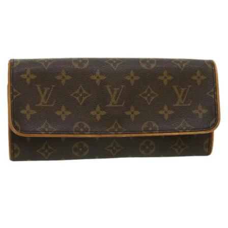 Louis Vuitton Vintage, Pre-owned Canvas louis-vuitton-bags Bruin, unisex, Maat:ONE Size