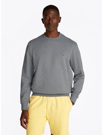 Tommy Hilfiger Essential Terry Crewneck - Grey - L