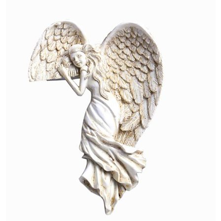 Ängel av förlossning, dekoration av dörrkarm i harts, 2 st