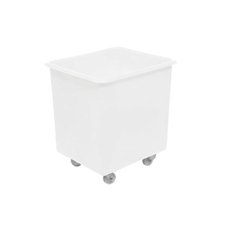 Mobile container truck, 510x460x460 mm, 72 L, white