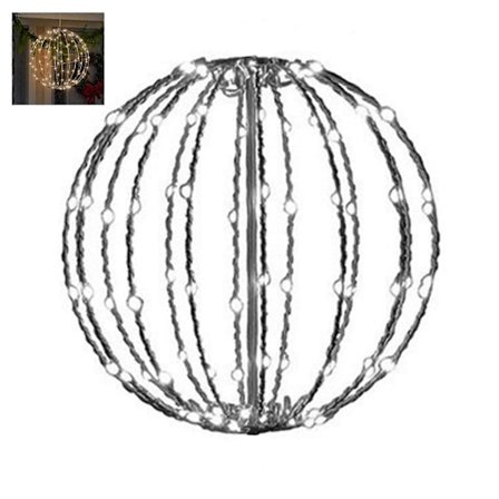 Qinghai LED-valopallo, vedenkestävä, pehmeä hehku, paristokäyttöinen, ripustettava puuhun, joulu, ulkokoristelu, pallovalot