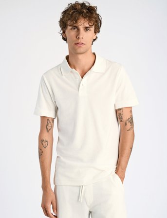 Lindbergh Terry Pique - White - M