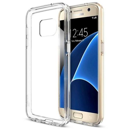 Samsung S7 Stöttåligt Genomskinligt Skal Simple