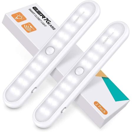 Skabslampe, Skabslys 20-LED, Batteridrevet, 3 Tilstande Og At