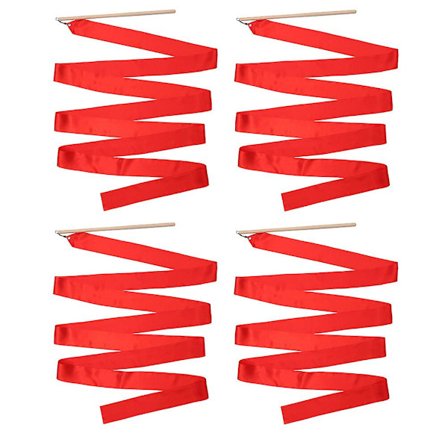 4 stk. Gymnastikkbånd Dans Gymnastikkbånd Performance Dansebånd