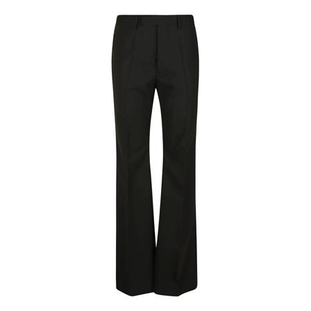 Rick Owens, Wide Trousers Zwart, Dames, Maat:S