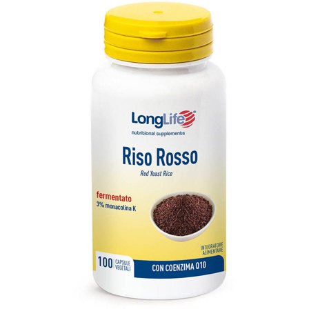 Longlife Riso Rosso 100 Capsule Vegetali - Integratore Naturale