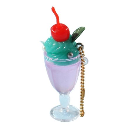 Sød Juice Kop Nøglering Realistisk Drikke Kop Nøglering til Teenager Voksen Frugt Juice Drikke Kop Vedhæng Nøglering Personlighed Gul