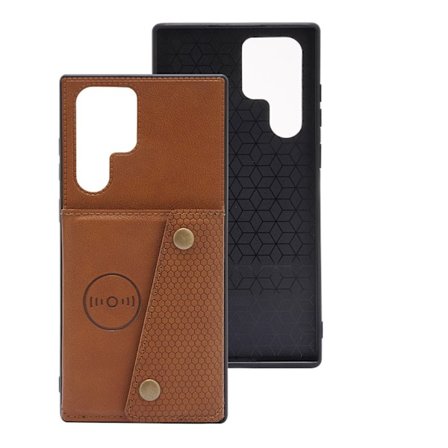 Smidigt Skal med Korthållare - Samsung Galaxy S22 Ultra