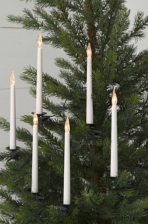 Jotex - SLIMLINE lyskæde til juletræ LED Mat hvid hvid - Køb Dekorativ julebelysning hos Jotex