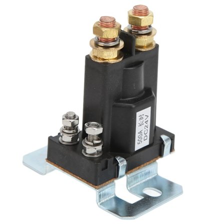 24V 500A Starterrelæ Rød Kobber Kraftig Strøm Normalt Åben til Gaffeltruck Engineering Automotive Multi Batterisystem