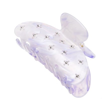 KICKS Beauty Claw Clip Lilac Stones Lilac Stones, Hår, Hårpynt, Hårklemmer