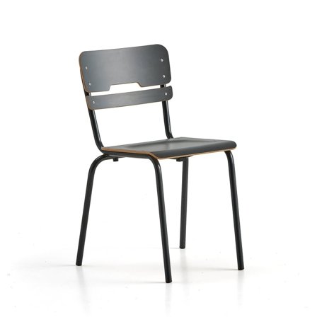 Klassenzimmerstuhl SCIENTIA, H 460 mm, anthrazit/anthrazit