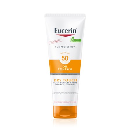 Eucerin Oil Control Dry Touch Sun Gel-Creme SPF50+ 200ml - Gel solare corpo alta prot.