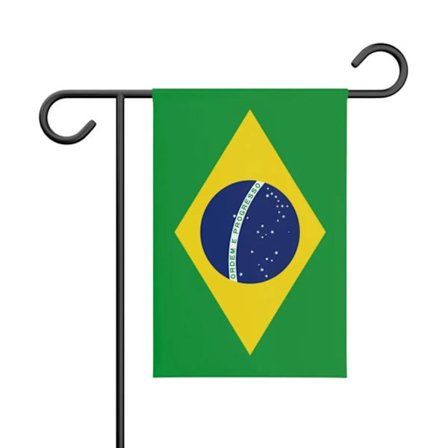 Drapeau Trädgård Brasilien 32 x 47,5 cm Vertikal