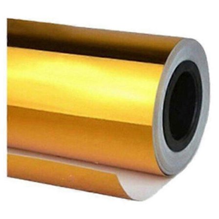 Chrome Speil Vinyl Film Wrap Klistremerke Dekal Strekkbar Reflekterende 152x20cm gull_x005f_x005f_x005f_x000D_ js