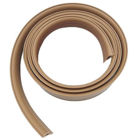 2 Meter Kantbeskyttelse - PVC Teppekantlist - Gummigulv Overgangslister - Selvklebende List T (FMY)