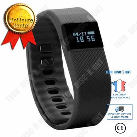 Armband Smart - TD - TW64 - Silikon - Bluetooth - Uppladdningsbar USB