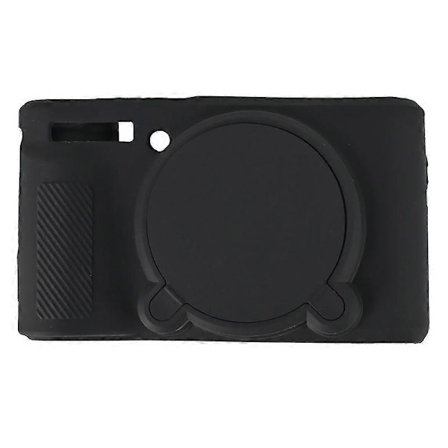 I9I Myk silikonbeskyttelsesveske mot fall for Canon SX740 SX730 t4y kameradeksel - Svart