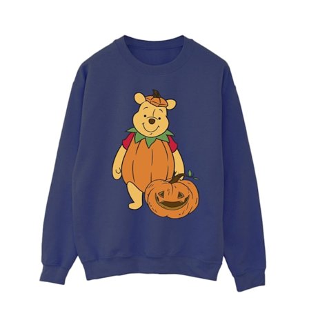 Nalle Puh Herr Pumpa Halloween Tröja 3XL Marinblå