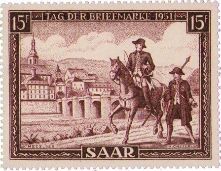 Saar 1951 - MICHEL 305 - Postfrisk