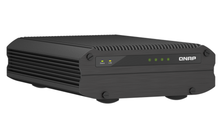 QNAP TS-I410X-8G - 2x10GbE industrial NAS 4x 2.5", MIL-STD-810H, -40°C - 70°C, 9V - 36V DC, vifteløs