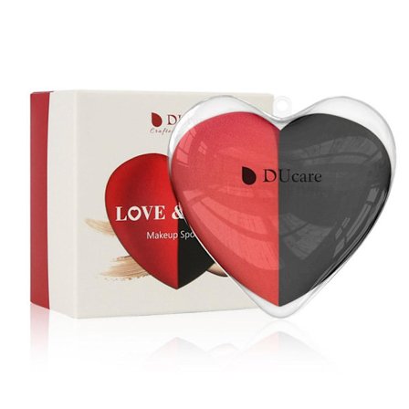 DUcare Puderpuff Kosmetisk Svamp Makeup Dual-use Torrt och Blött