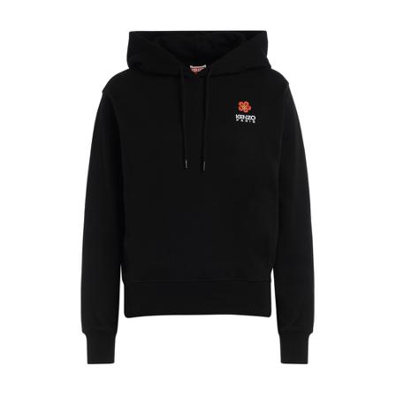 Kenzo, Hoodie Zwart, Dames, Maat:M,Katoen