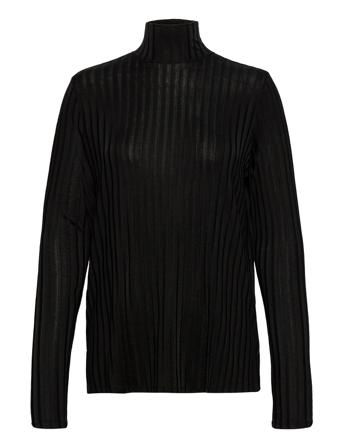 Shuna Rib Top Black Residus