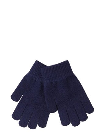 Lindex Gloves Magic Fix Wool - Navy - 2-4