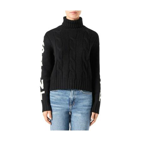 MC2 Saint Barth, Turtlenecks Zwart, Dames, Maat:S