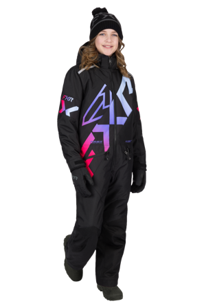 Anzug FXR Cold Cross CX 26 Kinder Schwarz/Twilight 14