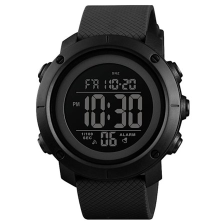 Vandafvisende Sports Digitalur med Baggrundsbelysning til Mænd