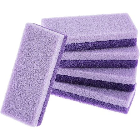 5 stk. Fod Pimpsten Sæt, Fodfil, Lilla, PU Materiale, Klassisk