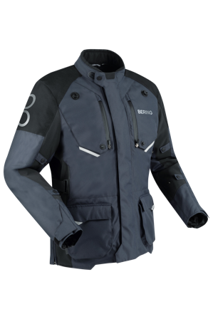 Giacca Moto Bering Calgary Nero/Grigio 4XL